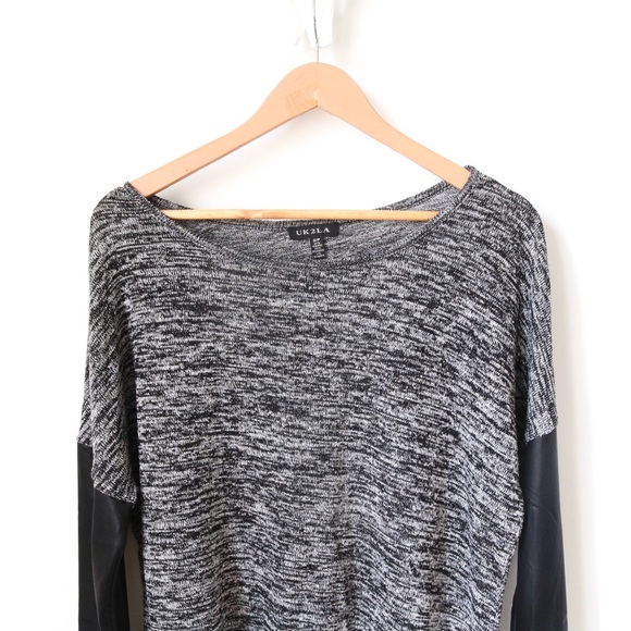 Long Sleeve Top in Heathered Grey - Picture 6 of 8